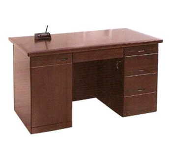 Office Table in Mahogany or Cherry Finish Color...